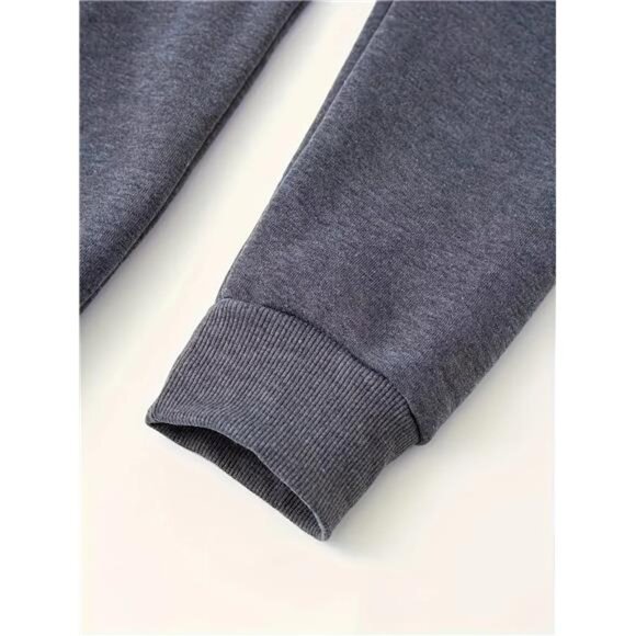 NWT Men's Technical Quarter-Zip Hoodie Navy Blue Utility Pocket Sweatshirt - Picture 3 of 5